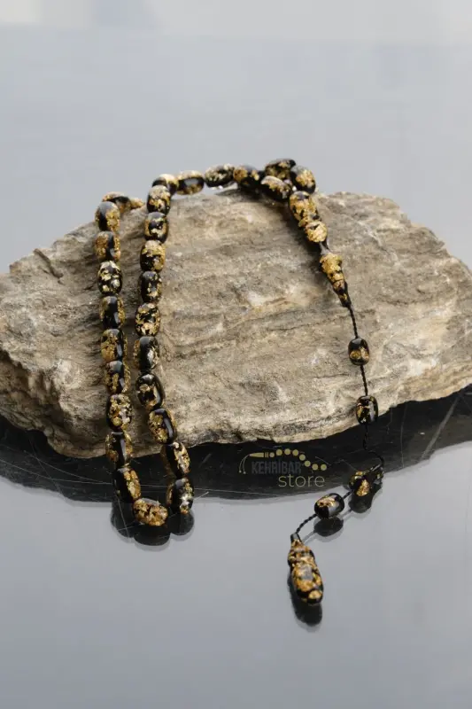 Custom Written, Special Boxed Gold Particle Rosary Men's Gift Certified Personalized Name-black - 5
