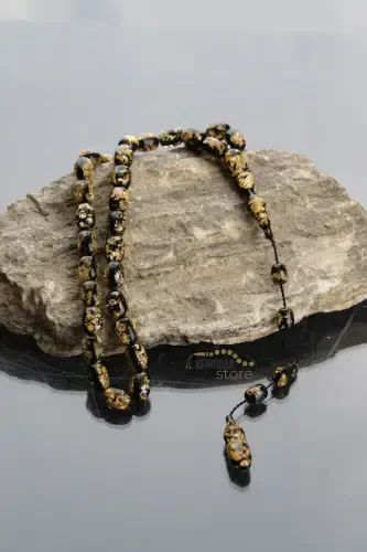 Custom Written, Special Boxed Gold Particle Rosary Men's Gift Certified Personalized Name-black - 5