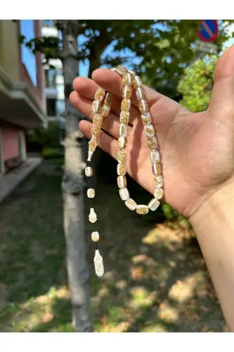 Custom Written, Special Boxed Gold Particle Rosary Men's Gift Certified Personalized Name-white - 8