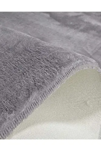 Cut Size Runner Non-Slip Base Soft Plush Carpet Light Gray-Light Gray - 2