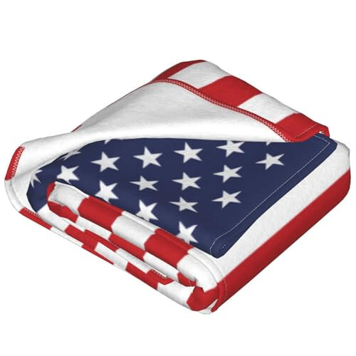 Cute American Flag Blankets Soft Comfy Flannel Blanket Throws 80