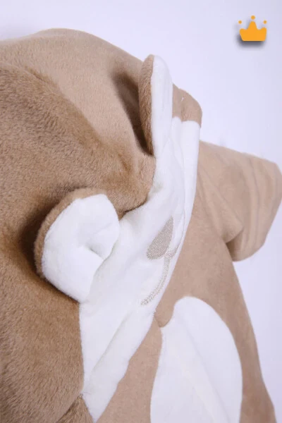 Cute Bear Hat Plush Boy Girl Baby Romper - 4