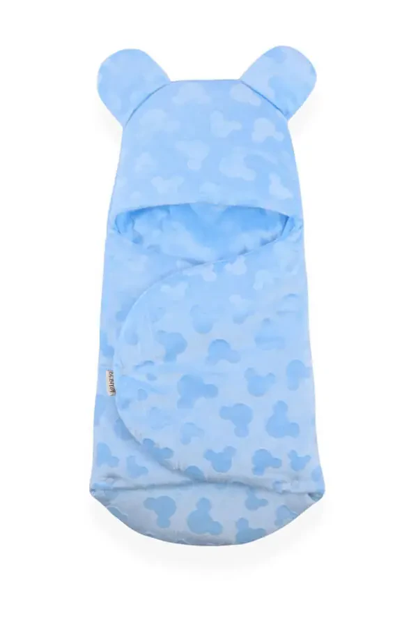 Cute Bear Patterned Baby Swaddle And Blanket - 1