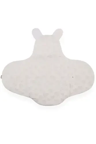 Cute Bear Patterned Baby Swaddle and Blanket-Ecru - BEBITOF (1)