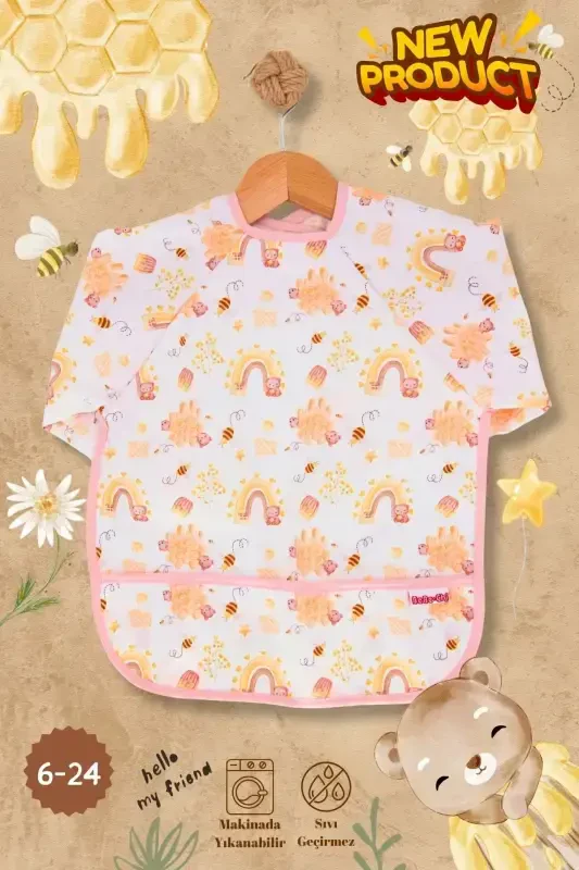 Cute Bee Pattern Waterproof Activity & Food Mat - 1