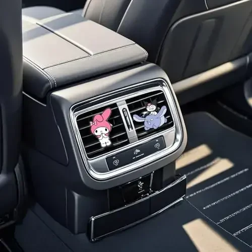 Cute Car Air Freshener Clips, Car Vent Clip, Car Vent Decoration Accessories, Car Decorative Clip, Car Air Conditioner Clip, Car Automotive Interior Decoration Gifts for Men/Women (Kitty Car Air Vent Clip) - 3