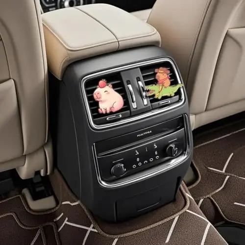 Cute Car Air Freshener Clips,Capybara Car Vent Clip,Car Vent Decoration Accessories,Auto Air Conditioner Clip,Automotive Interior Decoration Gifts for Girls and Women - 3