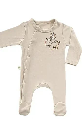 Cute Friends 3 Piece Newborn Mini Hospital Outing Set-Natur - TINYLAMB (1)