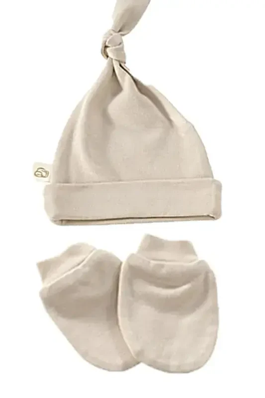 Cute Friends 3 Piece Newborn Mini Hospital Outing Set-Natur - 3