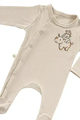 Cute Friends 3 Piece Newborn Mini Hospital Outing Set-Natur - 5