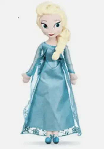 Cute Frozen Snow Queen Elsa Stuffed Doll Princess Elsa Doll Girl Toys Elsa Stuffed Plush Kids Toys Halloween Birthday Gift 40cm Elsa - 1