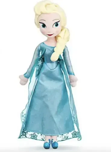 Cute Frozen Snow Queen Elsa Stuffed Doll Princess Elsa Doll Girl Toys Elsa Stuffed Plush Kids Toys Halloween Birthday Gift 40cm Elsa - 3