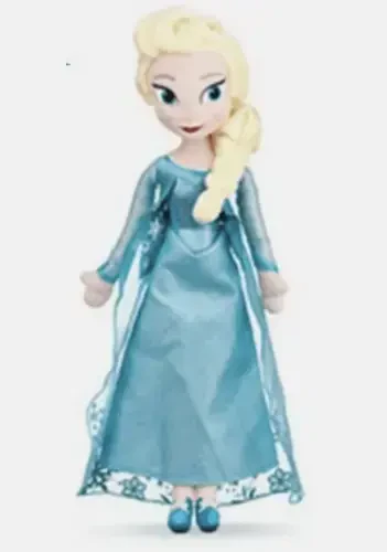 Cute Frozen Snow Queen Elsa Stuffed Doll Princess Elsa Doll Girl Toys Elsa Stuffed Plush Kids Toys Halloween Birthday Gift 40cm Elsa - 4