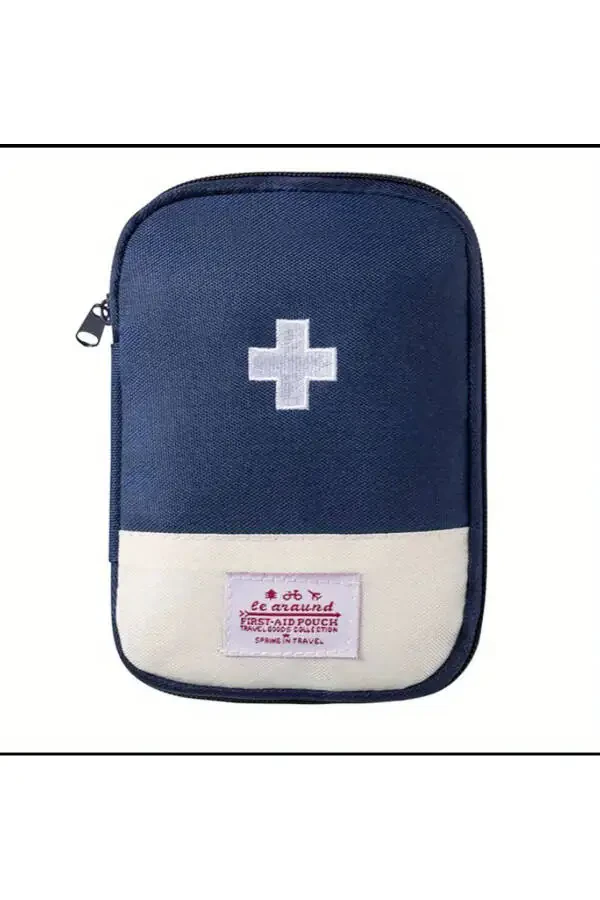 Cute Mini Portable Medicine Bag, First Aid Kit, Medical Emergency Kit, Outdoor (L) - 1