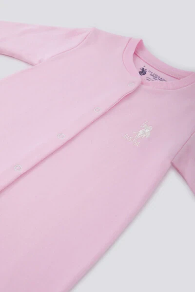 Cute Pinks Light Pink Baby Romper - U.S. POLO ASSN. (1)