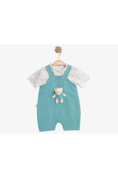 Cute Plush Bear 2-Piece Baby Jumpsuit Set - MILLION BABIES (1)