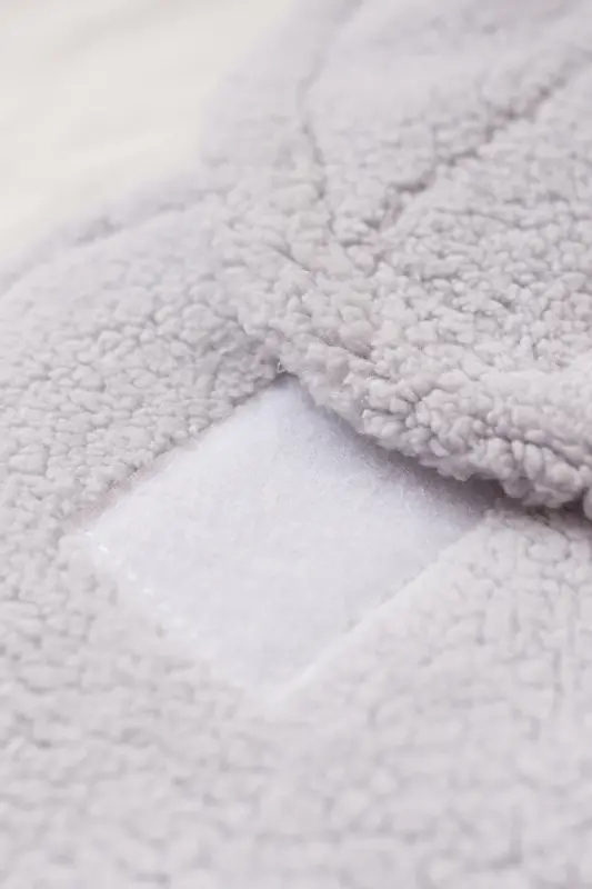 Cute Rabbit Series Winter Baby Sleeping Bag 0-9 Months Natural Cotton Lined Unisex 1.5 Tog-Gray - 4