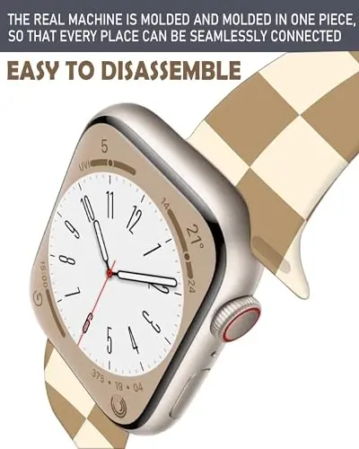 Cute Sport Watch Bands Apple Watch Band 38mm 40mm 41mm ayollar erkaklar uchun mos keladi, sozlanishi yumshoq silikon o'rnini bosuvchi Smartwatch bilaguzuk iWatch Series 7 6 5 4 3 2 1 SEbandG uchun - 4