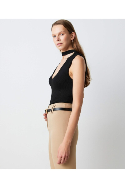 Cutout Knit-Black - 3