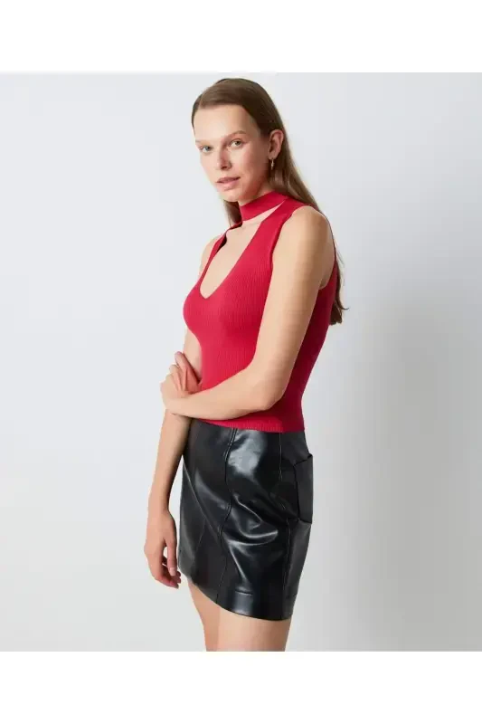 Cutout Knit-Pink - 3