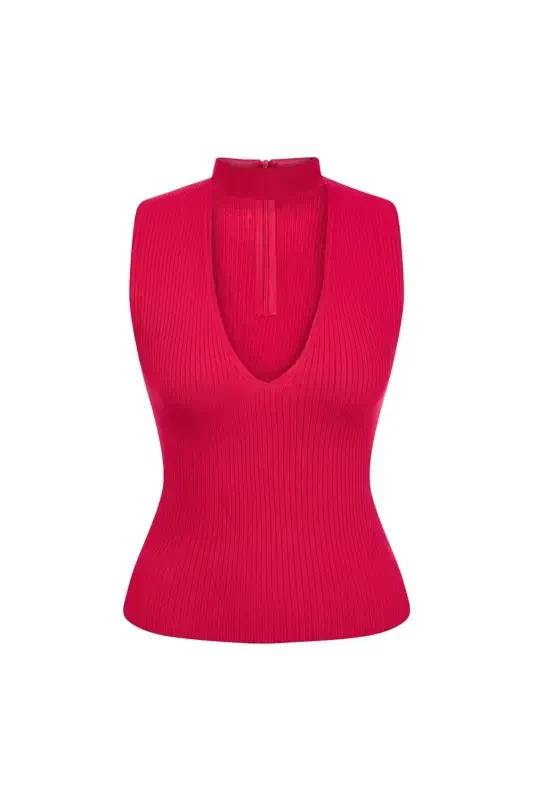 Cutout Knit-Pink - 5