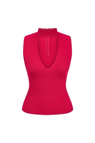 Cutout Knit-Pink - 5