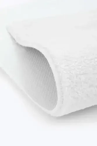 Cuttable Runner Non-Slip Base Soft Plush Carpet White-White - 3