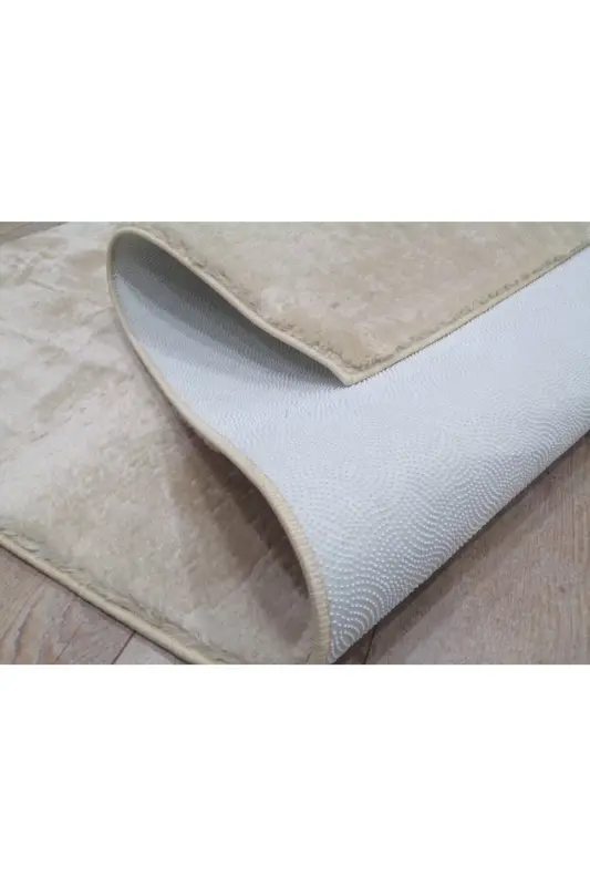 Cuttable Runner Non-Slip Sole Soft Plush Carpet Beige-Beige - 4