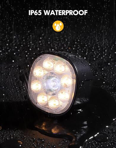 Cuvccn Bike Lights [8+7 Modes], USB Rechargeable Bike Lights Front and Back, Ultra Bright with Spotlight & Floodlight, IP65 Waterproof Bicycle Lights for Road Mountain Day/Night Cycling Safety - 5