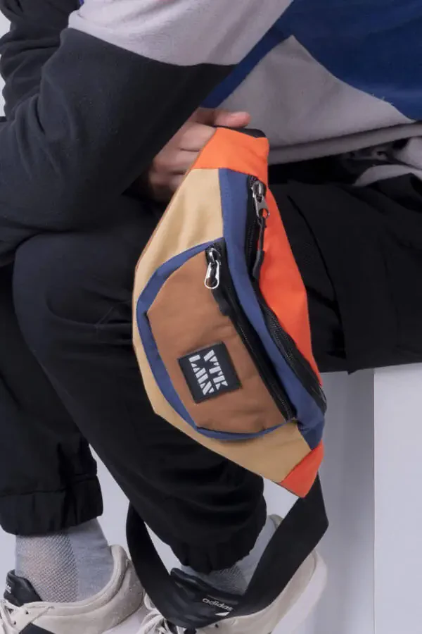 Цветная сумка через плечо и на пояс - 10