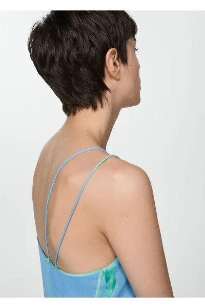 Цветочное асимметричное платье - 6