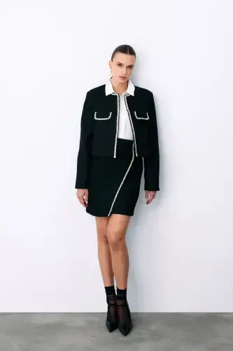 Cycling Collar Short Jacket - SATEEN (1)