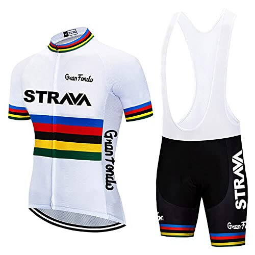 Cycling Jersey Men Set Bib Shorts Set Summer Mountain Bike Bicycle Suit Anti-UV Bicycle Team Racing Uniform Clothes - 1