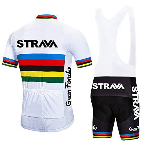 Cycling Jersey Men Set Bib Shorts Set Summer Mountain Bike Bicycle Suit Anti-UV Bicycle Team Racing Uniform Clothes - 2