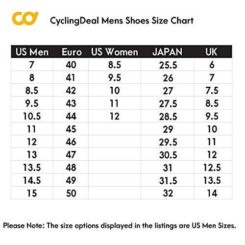 CyclingDeal Bicycle Road Bike Universal Cleat Mount Men's Cycling Shoes with 9-Degree Floating Look ARC Delta Compatible Cleats Compatible with Peloton Indoor Bikes Pedals - 2