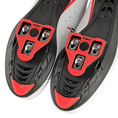 CyclingDeal Bicycle Road Bike Universal Cleat Mount Men's Cycling Shoes with 9-Degree Floating Look ARC Delta Compatible Cleats Compatible with Peloton Indoor Bikes Pedals - 6