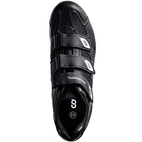 CyclingDeal Mountain Bicycle Bike Men's MTB Cycling Shoes in Black - Compatible with Shimano SPD & CrankBrothers Cleats - 3