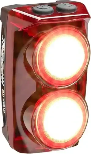 Cygolite Hypershot 350 & 250 Lumen Bicycle Taillight Models–7 Night & Daytime Modes–User Tunable Flash Speeds- Small & Durable–IP64 WaterResistant–Secure Hard Mount–USB Recharge–Great For Busy Streets - CYGOLITE