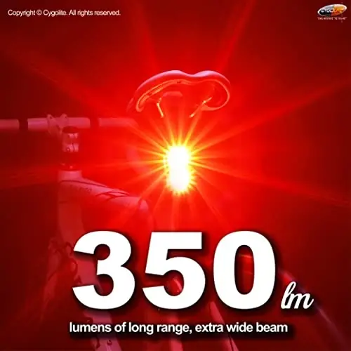 Cygolite Hypershot 350 & 250 Lümen Bisiklet Stop Lambası Modelleri - 7 Gece & Gündüz Modu - Kullanıcı Ayarlı Flaş Hızları - Küçük & Dayanıklı - IP64 Suya Dayanıklı - Güvenli Sabit Montaj - USB Şarj - Yoğun Sokaklar İçin Mükemmel - MODAZONE (1)