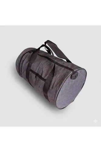 Cylinder Sports Travel and Fitness Bag-GRAY LINEN - J.PARS (1)