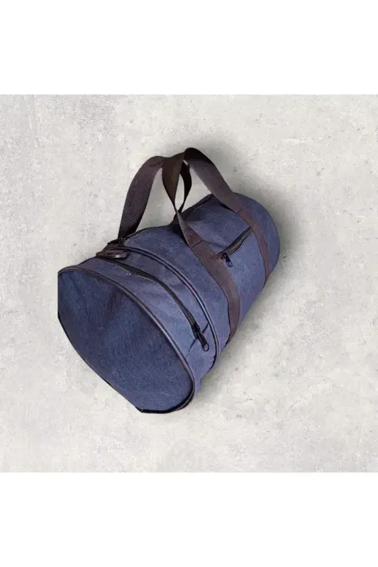 Cylinder Sports Travel and Fitness Bag-JEANS COLOR - 4
