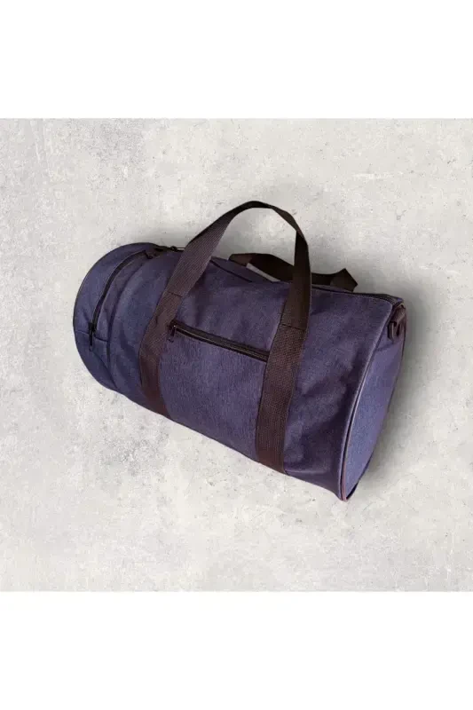 Cylinder Sports Travel and Fitness Bag-JEANS COLOR - 5