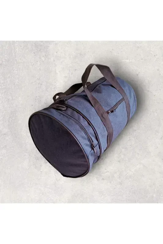 Cylinder Sports Travel and Fitness Bag-JEANS COLOR - 6