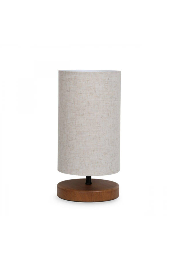 Cylindrical Design 2-Piece Fabric Lampshade Set - 3