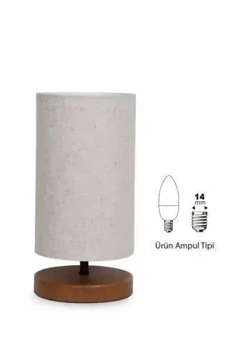 Cylindrical Design 2-Piece Fabric Lampshade Set - 3