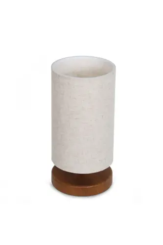 Cylindrical Design 2-Piece Fabric Lampshade Set - HOMİNG (1)