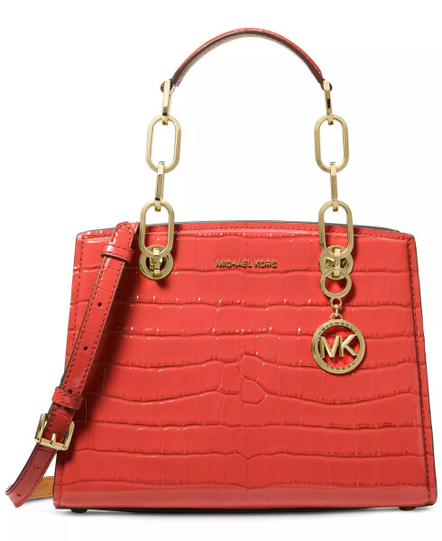 Cynthia Small North South Satchel Spiced Coral - 1