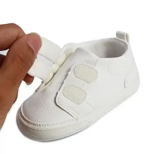 CYXUYJH Baby Infant Dress Shoes Boys Girls First Walking Non-Slip PU Leather Sneakers Toddler Crib Shoes Newborn Loafers Flats - 3
