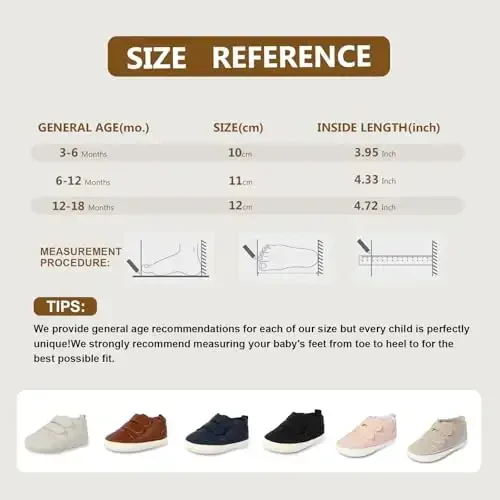 CYXUYJH Baby Shoes Boys Girls First Walking Shoes Infant Non-Slip PU Leather Sneakers Toddler Crib Shoes Newborn Loafers Flats - 1