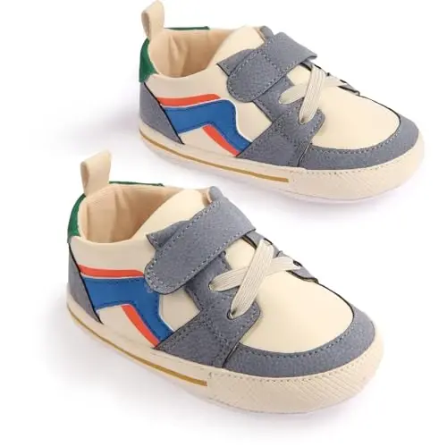 CYXUYJH Baby Infant Dress Shoes Boys Girls First Walking Non-Slip PU Leather Sneakers Toddler Crib Shoes Newborn Loafers Flats 